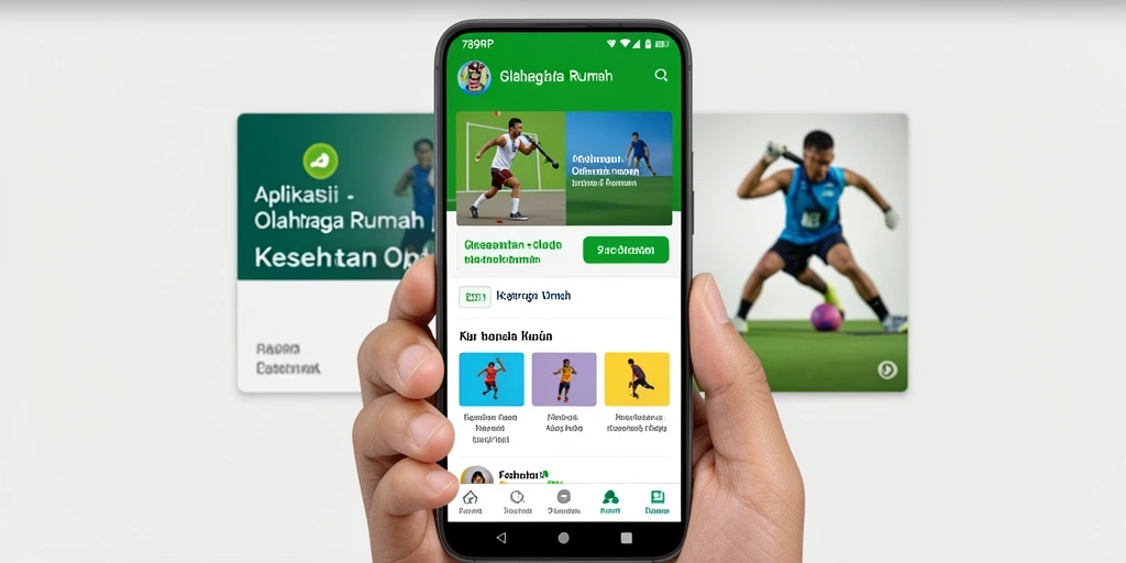 Antarmuka pengguna 789RP yang ramah dan menarik untuk olahraga rumah.