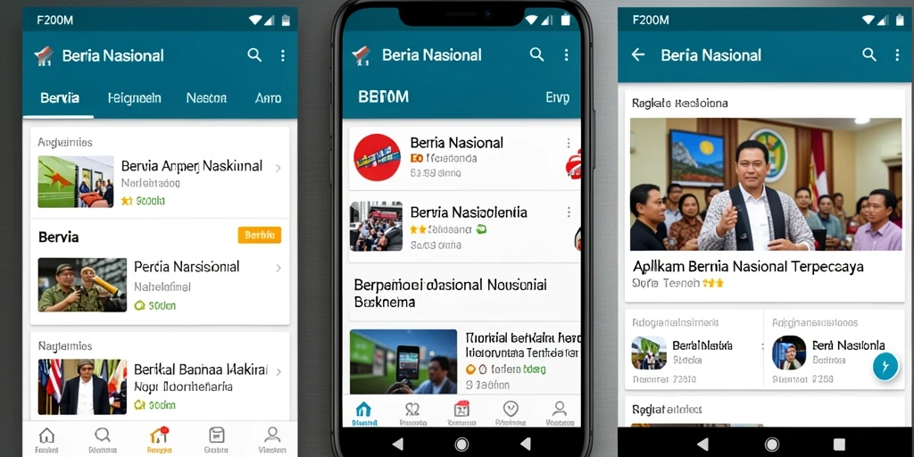 Tampilan antarmuka F200M yang sederhana dan informatif.