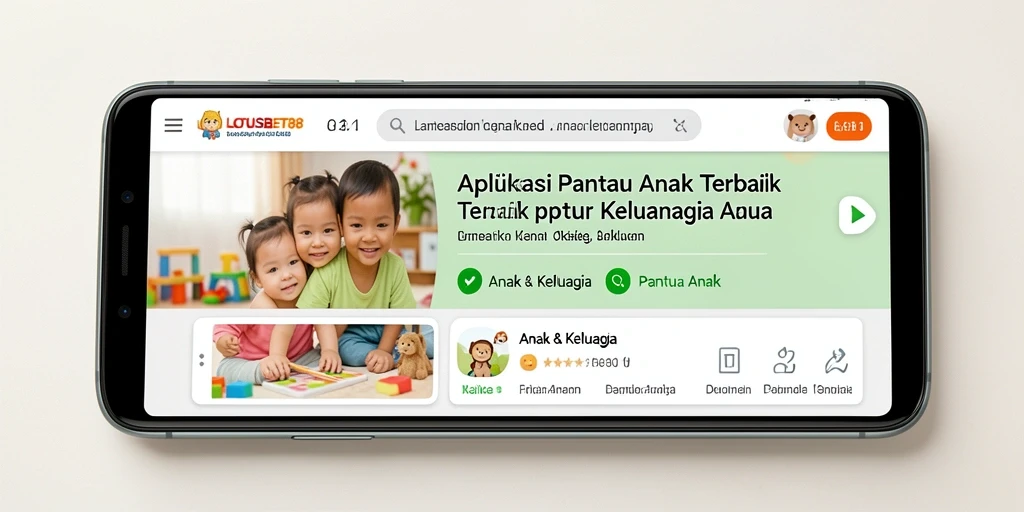 Antarmuka LOTUSBET88 yang sederhana untuk memantau anak.