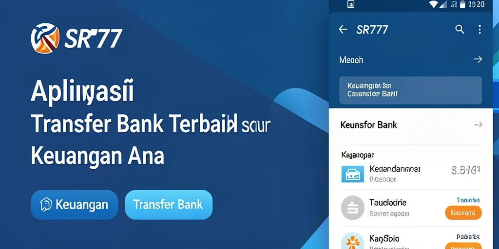 Tampilan antarmuka aplikasi SR777 yang sederhana dan mudah digunakan.